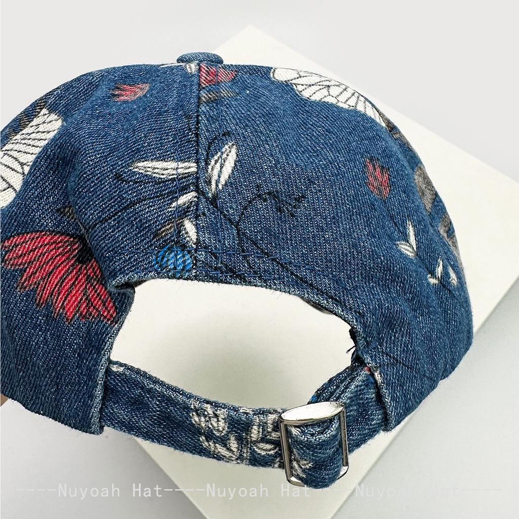 Baseball Plants And Flowers Printed School Old Vintage Women New Brand Latest Fresh Caps Peaked Hats Sunshade Casual Versatile Elegant Outdoor