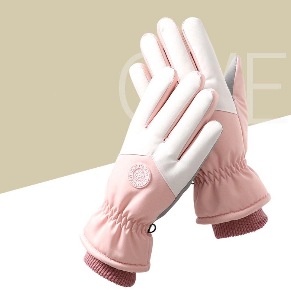 Winter Warm Outdoor Sports Mittens Windproof Cycling Gloves Portable Touchscreen Ski Gloves