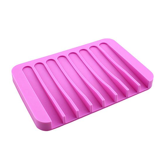 Противоскользящий силиконовый держатель для мыла для домашней ванной комнаты, поднос для хранения, тарелка для посуды