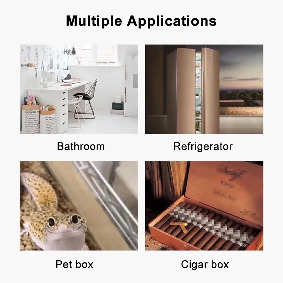 Мини ЖК-цифровой термометр-гигрометр для измерения температуры и влажности в помещении, датчик, метеостанция для домашней комнаты