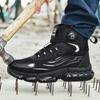 High-Top Couple Work Boots Indestructible Safety Shoes Steel Toe Men'S Boots Puncture-Proof Sneakers Men Non Slip Work Shoes