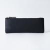 Unisex Genuine Leather Zipper Pencil Case - Handmade Retro Cowhide Stationery Box