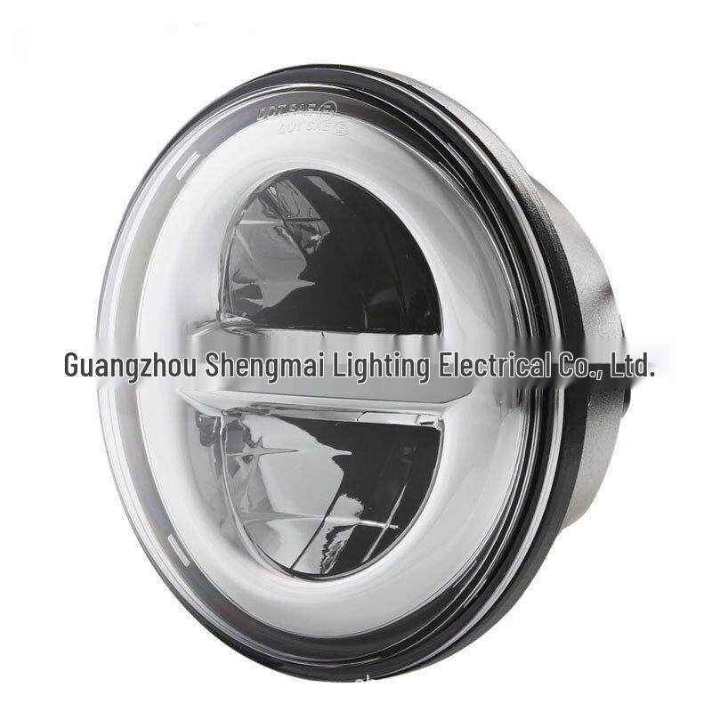 5,75-дюймовая светодиодная фара для мотоцикла Harley, 50 Вт, ближний/дальний свет, высокая яркость