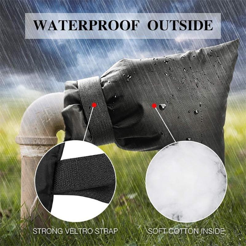 Frost Jacket Outdoor Tap Cover Outside Protector Insulated Faucet Glove Winter Water Pipes Cover