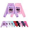 Kids Girls Anime Cartoon POP Singer Super Star Rumi Mira Zoey Saja Boys Printed Casual Long Sleeves Hoodies Sweatshirt Top