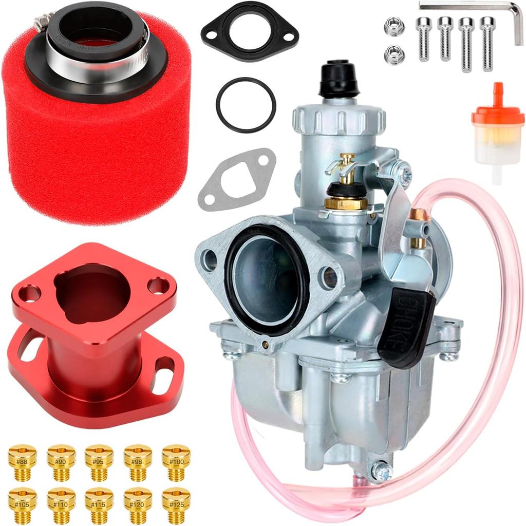 FVRITO VM22 Racing Performance Carburetor Carb For Predator 212Cc 196Cc Coleman CT200U BT200X KT196 Mini Bike Go Kart GX160 GX200 6.5HP OHV Clone