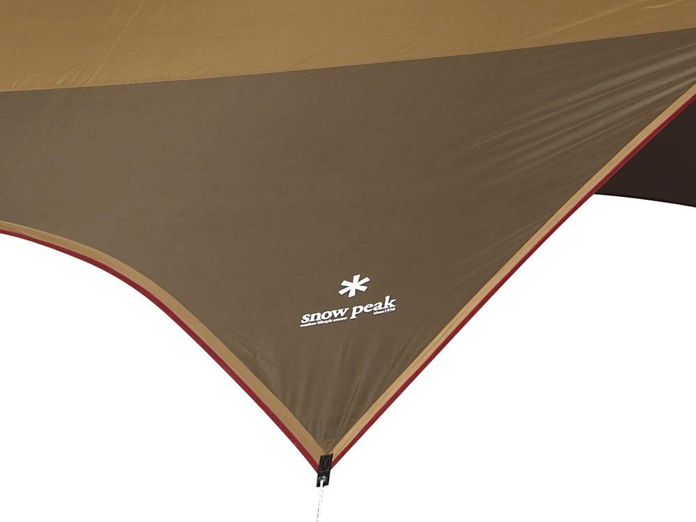Snow Peak Amenity Tarp Hexa L Set Tarp поддерживает 6 человек УФ-обработка ветрозащита легкий кемпинг на открытом воздухе TP-851SR