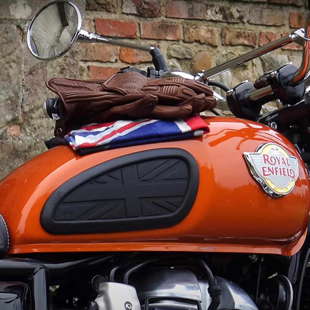 Подходит для мотоцикла T100 T120 Bobber 1200/Thunderbird-900 Боковая накладка на бензобак Тракционный наколенник Протектор Наклейка Противоскользящая накладка