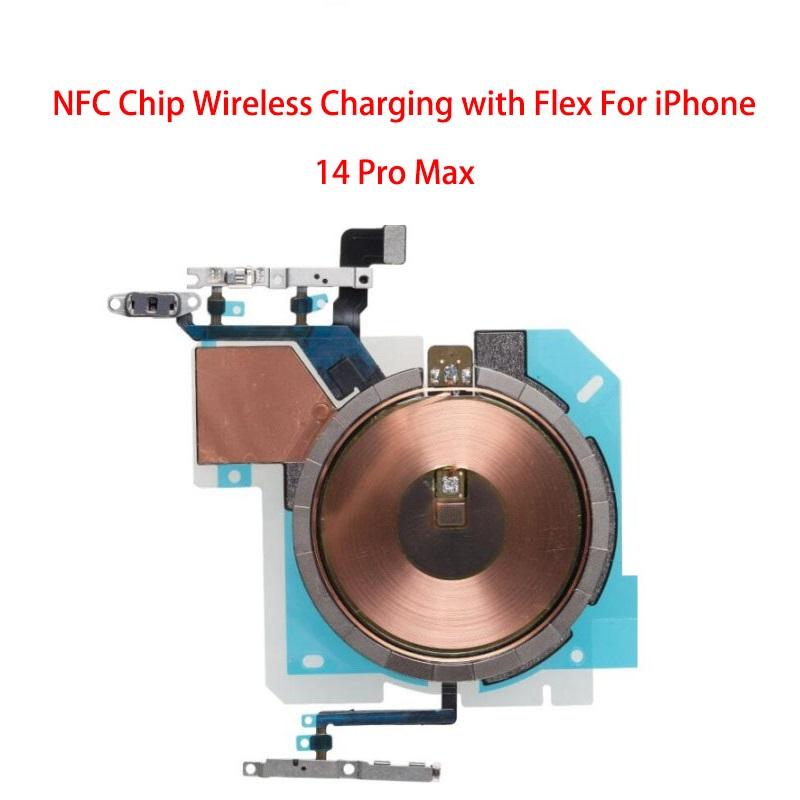 Wireless Charging Chip Coil NFC With Volume Flex For iPhone 11 Pro Max 12 13 14 X XS XR Charger Panel Sticker