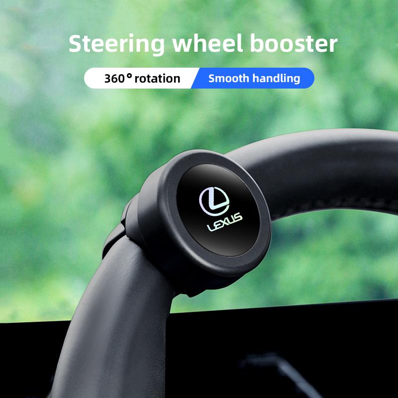 360° Steering Wheel Knob Ball Automatic Rotation Booster For Lexus LS LC IS350 ES300 GS350 CT200h GX460 LX570 RX500h NX300 UX260