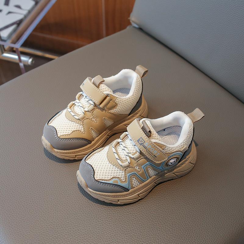 Children's Sports Shoes 2025 Spring Boys' Mesh Running Shoes Non-slip Girls' Toddler Shoes