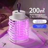 Intelligent Mosquito Killer Lamp LED Electric Shock Wall Mounted Mosquito Trap Indoor USB Portable Rechargeable Repellent