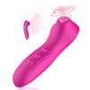 Вибрационная игрушка-массажер для взрослых, силиконовая имитация гипоаллергенного мастурбации, стимулятор клитора, присоска, вагина