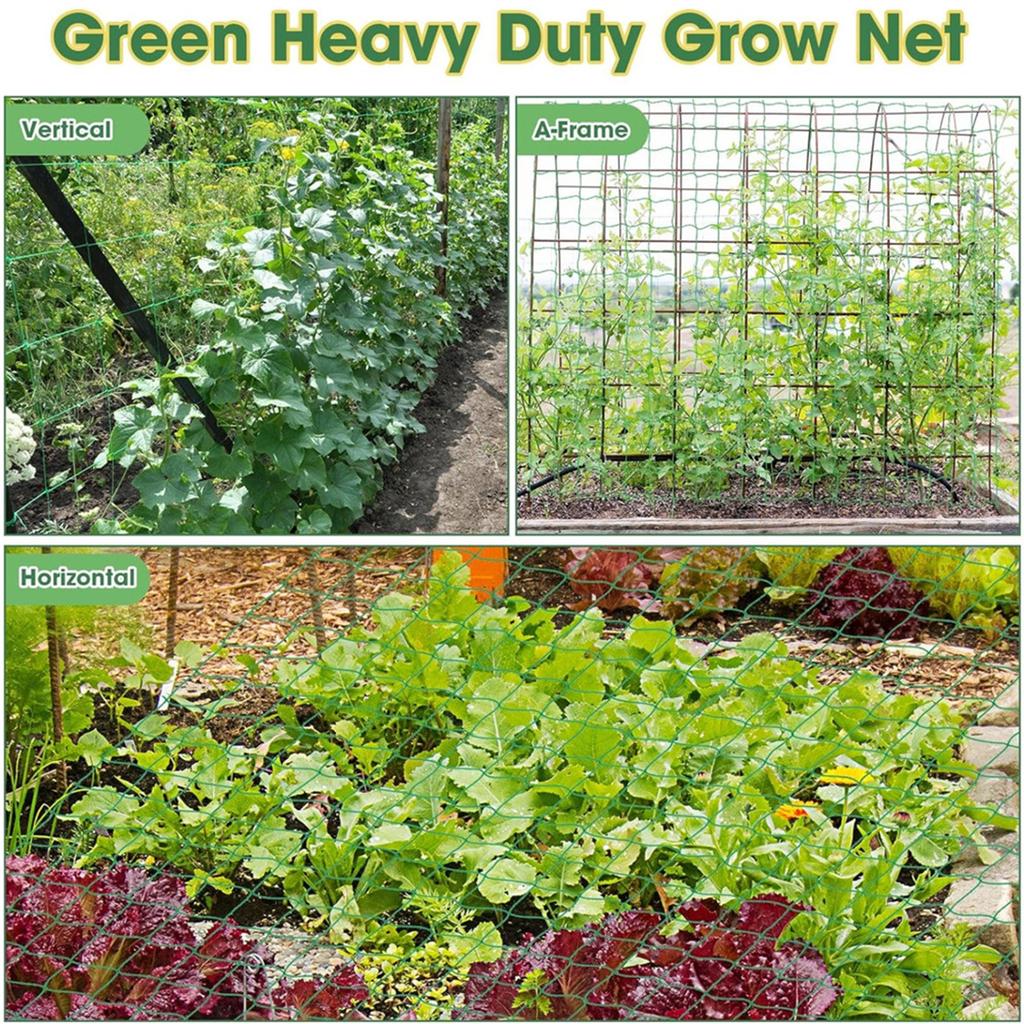 Сетка для вьющихся растений, прочная садовая решетка для огурцов, винограда, фруктов, овощей, томатов