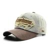 Baseball New Cap Patchwork Denim Fashion Letters Embroidery Long Brim Peaked Hat For Men Women Hip Hop Caps Streetwear