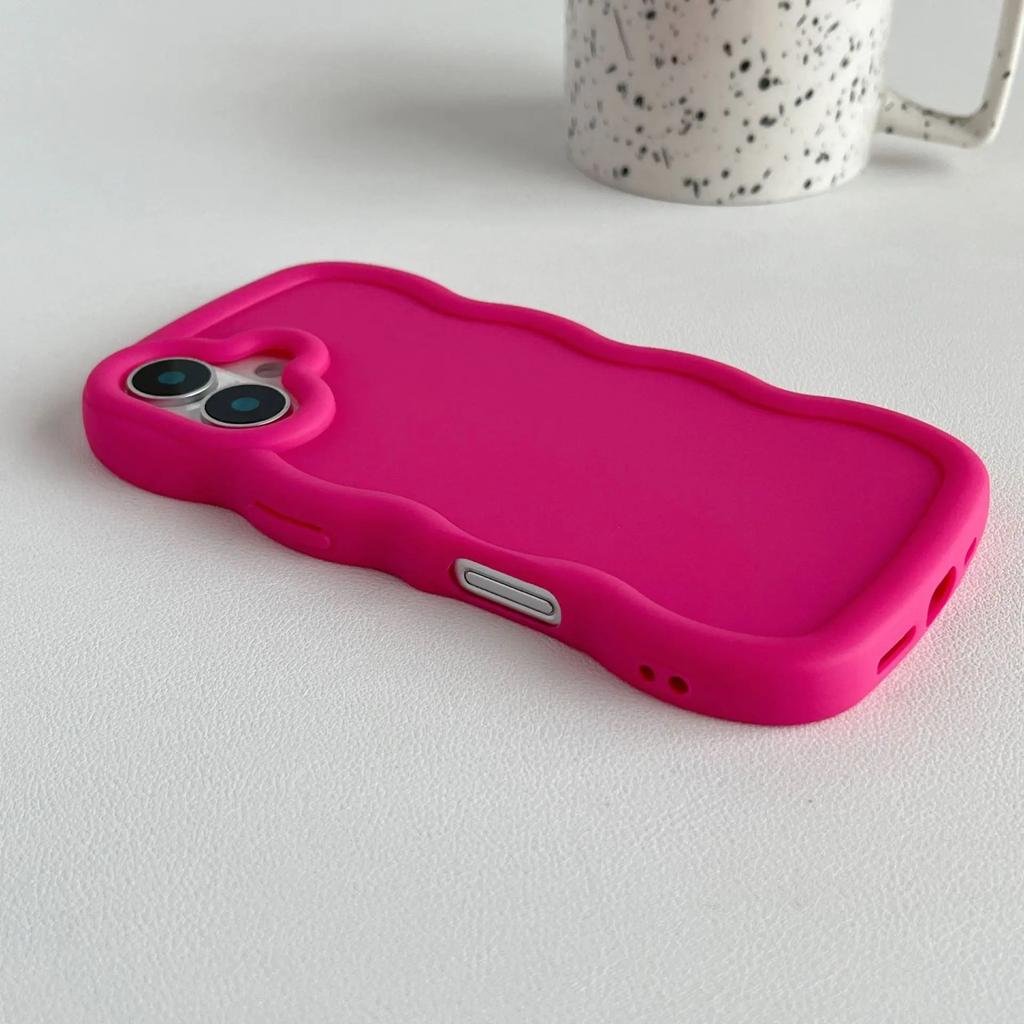 Однотонный чехол Macaron для iPhone 16 15 14 13 12 11 Pro Max 7/8 Plus X XR XSmax Realme Silicone TPU Soft Противоударный защитный чехол