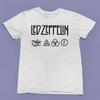 Футболка с графическим логотипом Led Zeppelin  Знаковые символы  Мужская Женская Унисекс