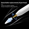 Карандаш для Pencil 2 1 для iPad Pro 11 12,9 Air 4 5 Mini 6 2020 2021 Стилус для планшета с отклонением ладони и наклоном