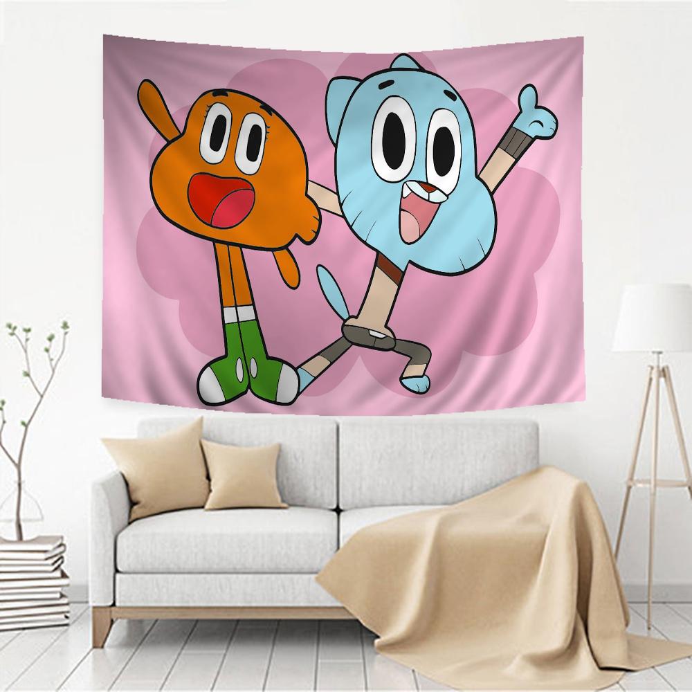 Fantastic Agan World Cartoon Tapestry Wall Hanging Decoration Home Home Decor Living Room Bedroom Office Wall Hanging