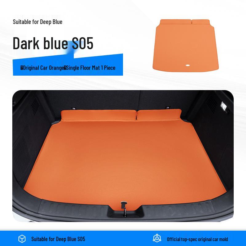 Deep Blue S05 Trunk Mat & Storage Box for Car Interior Modification