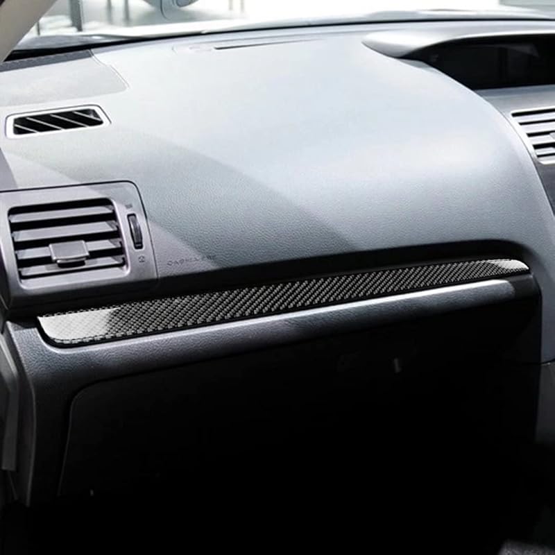 Carbon Fiber Car Interior Accessories Central Control Dashboard Cover Trim for Subaru Impreza 2012-2016,for Subaru XV Crosstrek 2013-2017 (Right