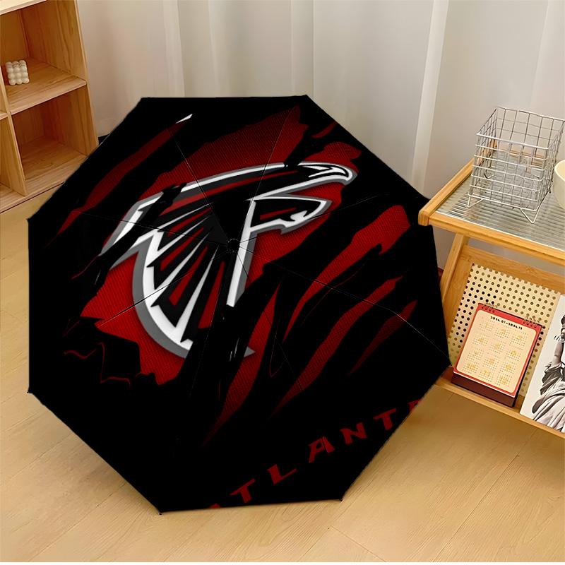 Складной зонт Atlanta Falcons легкий для путешествий, кемпинга и отдыха, незаменимая вещь для семейного отпуска и подарков на день рождения