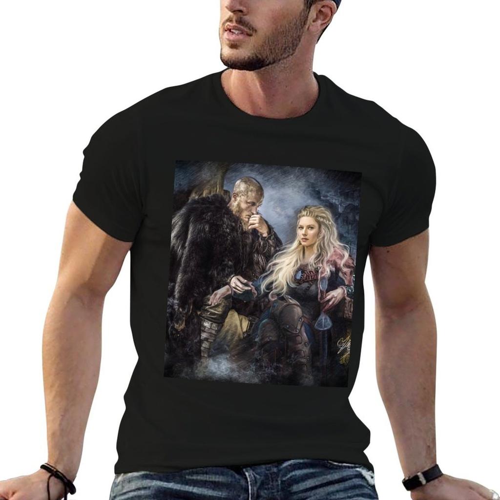 Queen And King Of Valhalla Vks Tshirt Soft Basic Cotton Short Sleeve Tee