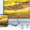 Адаптер USB C HUB Type C 4K 30 Гц HDMI-совместимый VGA RJ45 Lan Ethernet SD/TF PD 87 Вт Док-станция для ноутбука для MacBook Pro Air Разветвитель USB 3.0
