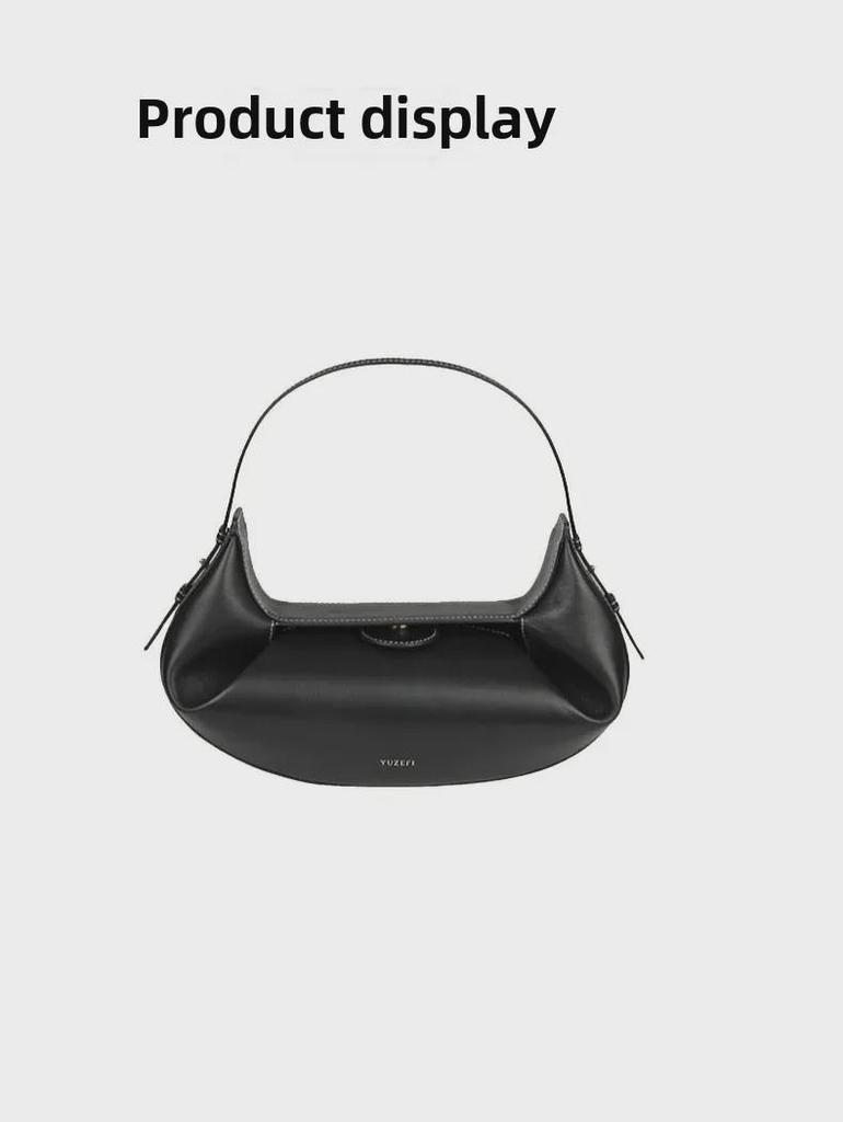 YUZEFI Fortune Cookie Retro Leather Clutch Bag for Women