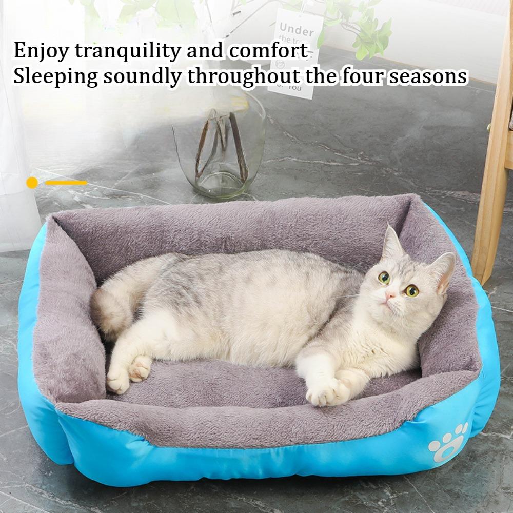 Cats Nest and Dog House Machine Washable Warm Winter Pets Bed Large Dogs Sofa Cushion Four Seasons Universal Pet Accessories