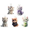 2D Acrylic Car Cat Acrylic Pendant Cat-Shaped Rearview Car Interior Car Accessories Keyring Mir J3J3