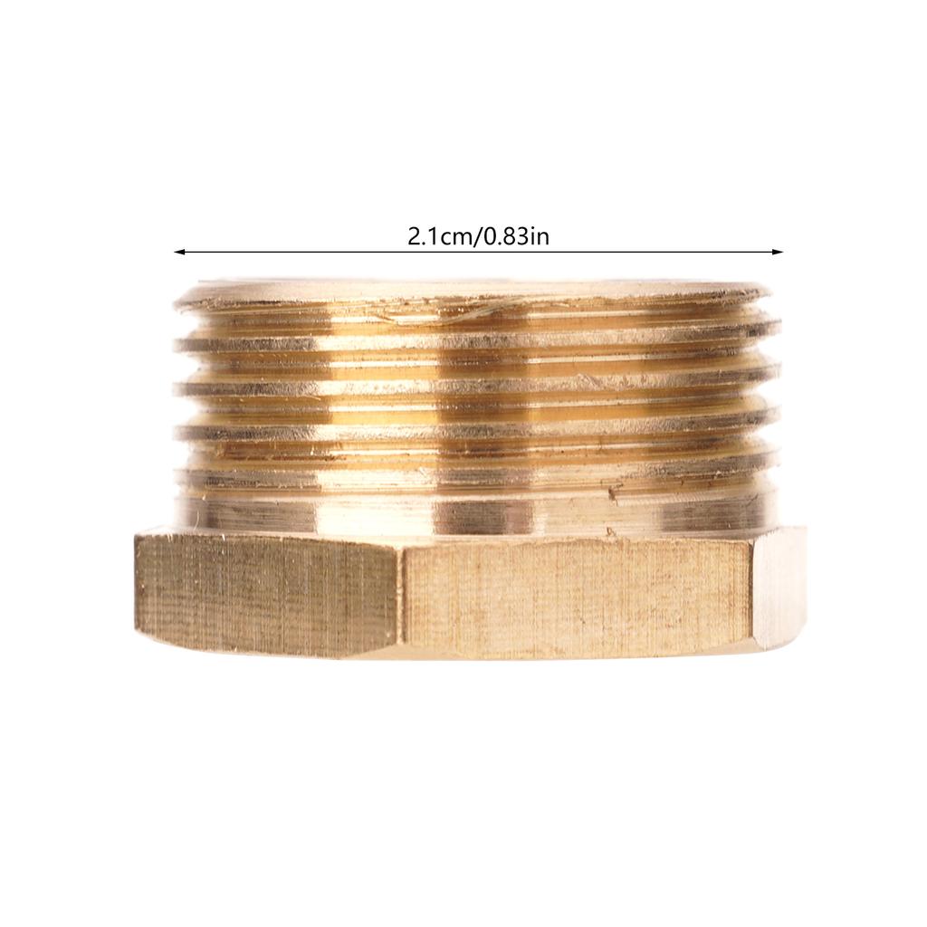 6 шт. 3/4 дюйма наружная резьба на 1/2 дюйма внутренняя резьба трубные фитинги переходной ниппель замена латунная втулка переходник