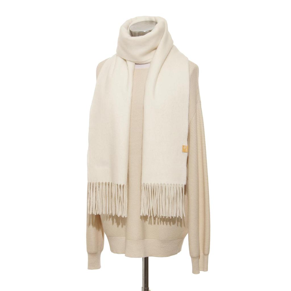 Miel Cashmere Scarf Stole for 60cm Cashmere Stole for White [Moonbat] 100% Women, Washable, Large, Thick, Plain, Wide, Warm, Winter, Fluffy, Gift,