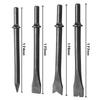 1/4 Inch Chipping Riveting Pneumatic Power Air Tool Handheld Gas Shovels Air Hammer Drill Tool Kits with 4pcs Chisels
