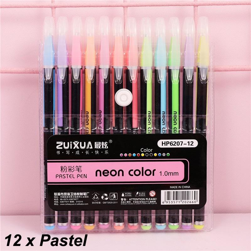 Наборы гелевых ручек 12/18/24/36/48 шт в комплекте в ассортименте