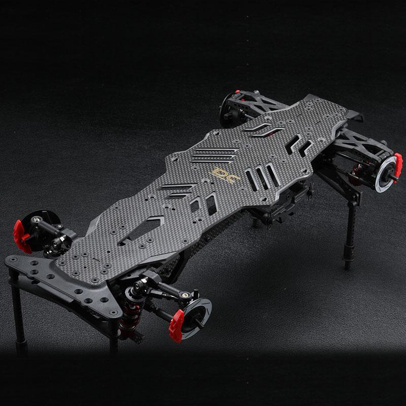 Комплект шасси из углеродного волокна для 1 шт.:10 Mst Rmx 2.0 RRX 2.0 RC Дрифт-кар