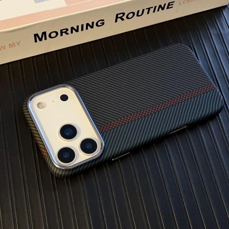 Чехол для iPhone 17 PROMAX Mountain River Kevlar с магнитом, подходит для Apple 16PM, Премиальный защитный чехол
