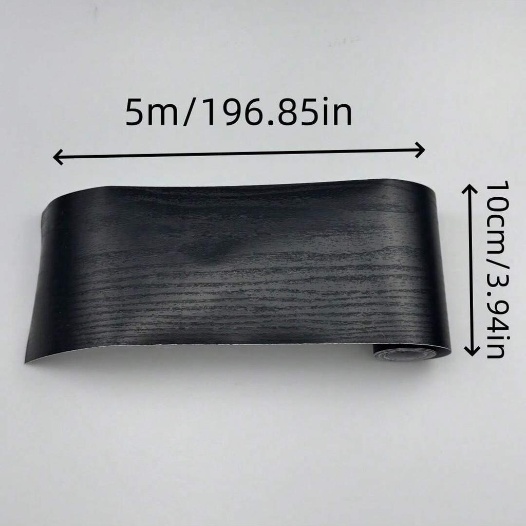 1 шт. 5 м x 10 см/20 см Наклейка для декора дверной рамы с имитацией древесной текстуры, Наклейки на стену для спальни и гостиной, Декоративные линии для пола