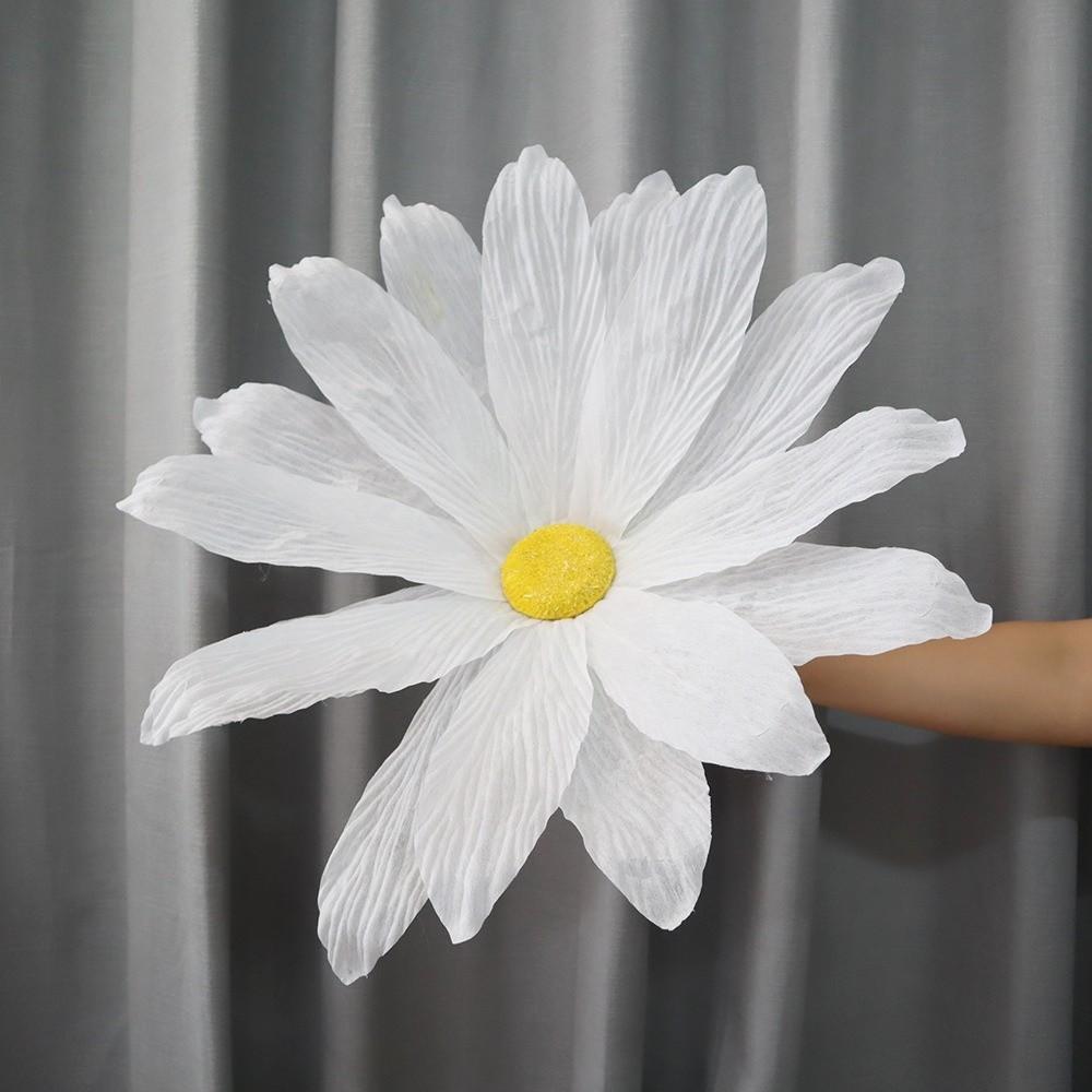 Giant Simulation Daisy 50cm Fake Flowers Welcome Flower Wedding Party Background Wall Decoration