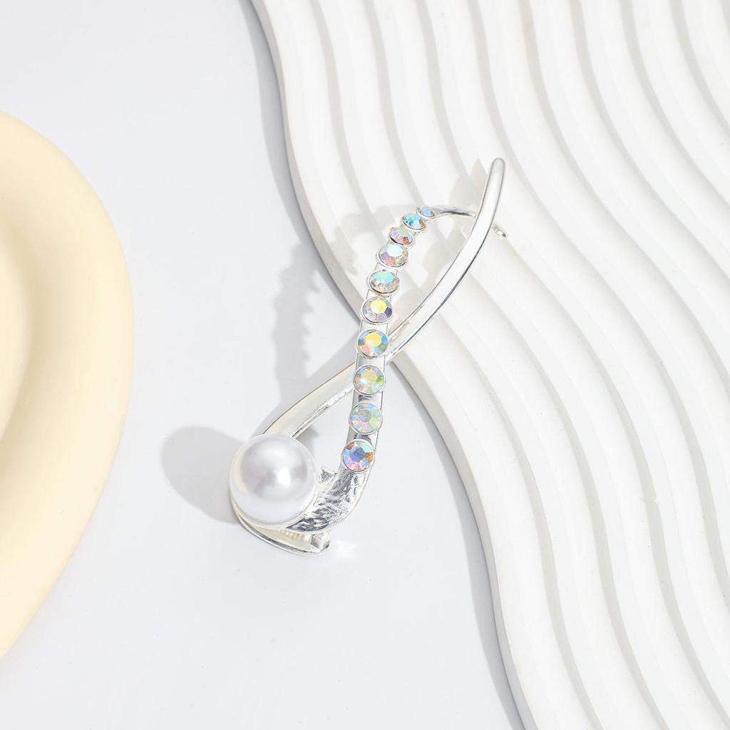 Korean Style Elegant Metal Hair Claw Clip for Women - Shark Claw Design