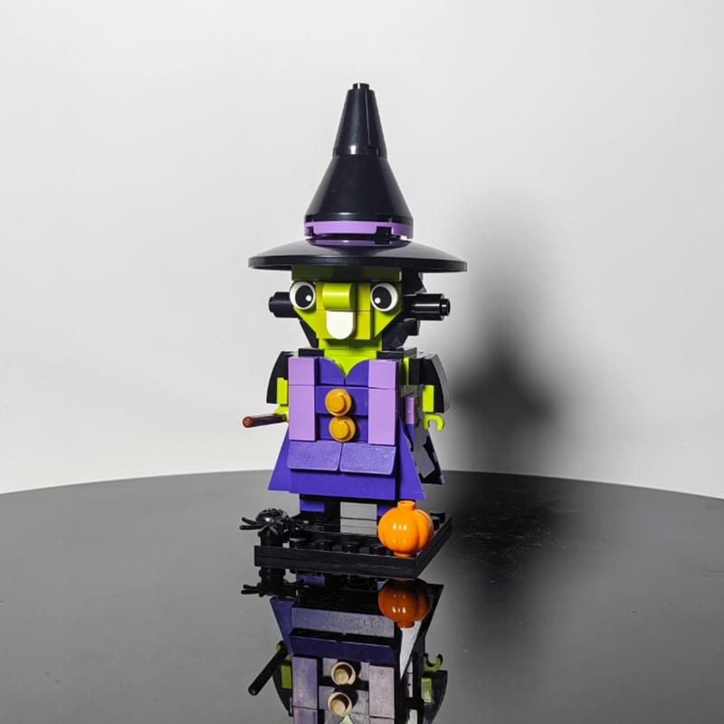 Halloween Blocks Gifts Wizard Ghost Horse Pumpkin MOC Bricks Building Blocks Toys for Children Christmas Gift