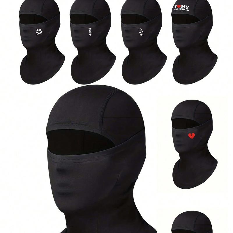 1 шт. Балаклава Маска для лица, Защита от УФ-лучей Лыжная маска для мужчин и женщин Солнцезащитный капюшон Велоспорт, Альпинизм, Бег, Пеший туризм Аксессуары для занятий спортом на открытом воздухе