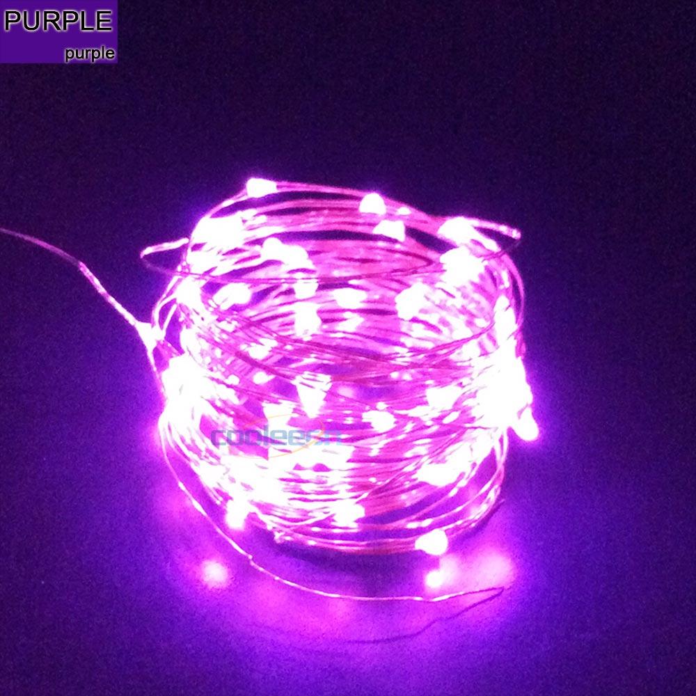 1 м 2 м 3 м 4 м светодиодная гирлянда из медной проволоки CR2032 кнопка питание от батареек цветная светодиодная лента лампа для праздничного рождественского декора