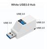 USB 3.0 концентратор адаптер удлинитель мини разветвитель коробка 1 до 3 портов высокоскоростной USB 2.0 для ПК ноутбук U диск кард-ридер