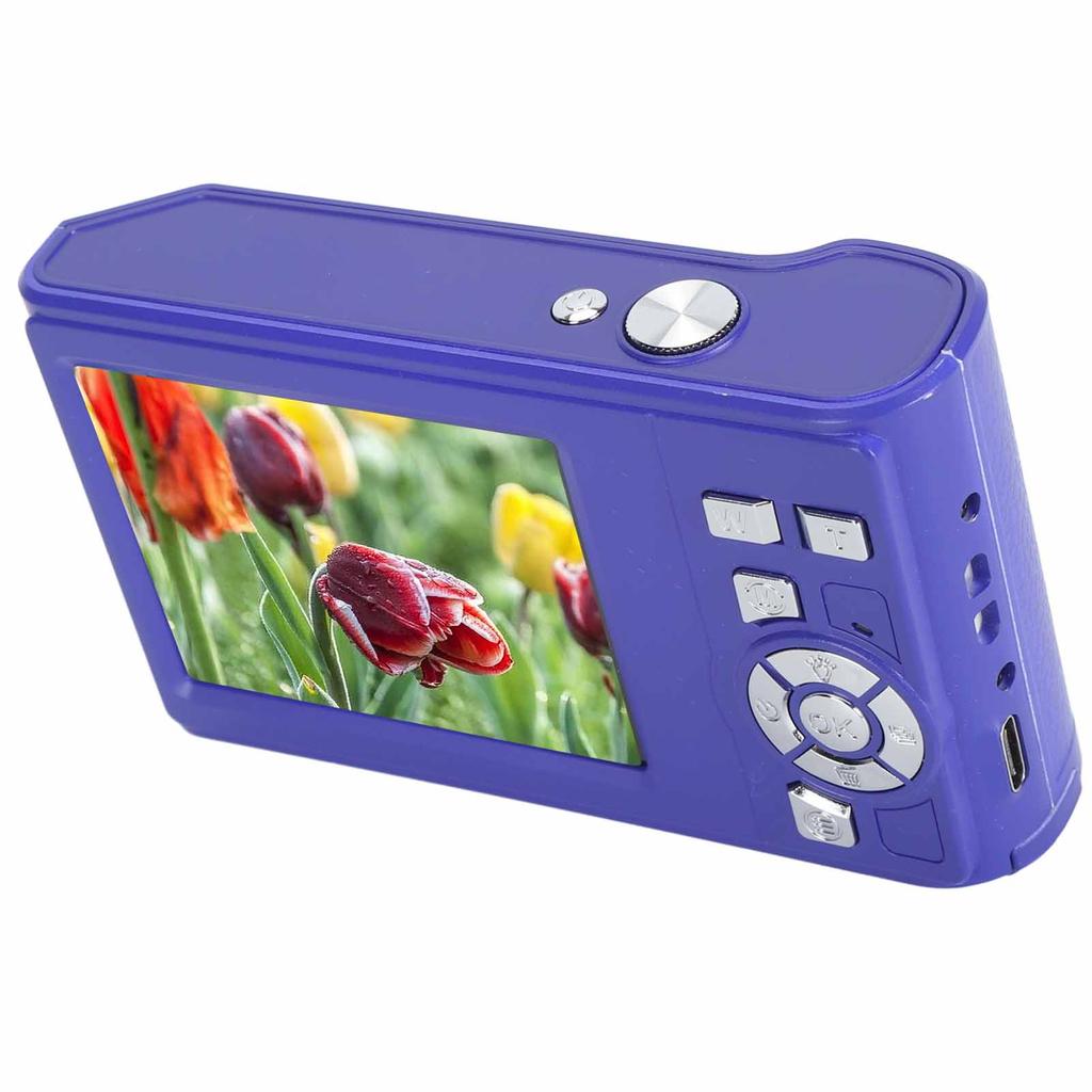 Digital Camera 48MP 2.7K HD 8x Zoom Compact 2.8 Inch IPS Display Auto Focus Anti Shake Digital