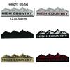 Металлическая автомобильная эмблема High Country - Совместима с Chevrolet, Jeep, Dodge, Ford