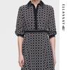 ELLASSAY EWF351Y07200 Elegant Jacquard Midi Dress