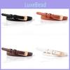 Color Solid Simple Gold Buckle Women Slim Waist Belt Casual Versatile And