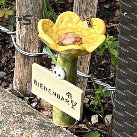 Фонтан для поения насекомых, опылители, автоматическая станция поения, нержавеющая цветочная питьевая станция для пчел, бабочек, садовые аксессуары