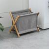 Cotton Linen Japanese Clothes Hamper Foldable Dirty Clothes Organizer Laundry Basket  Closet
